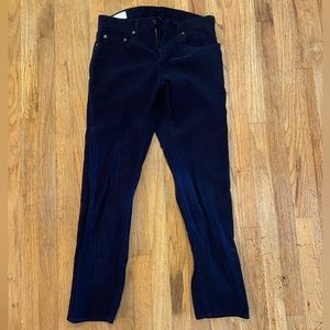Gap slim blue corduroy pants